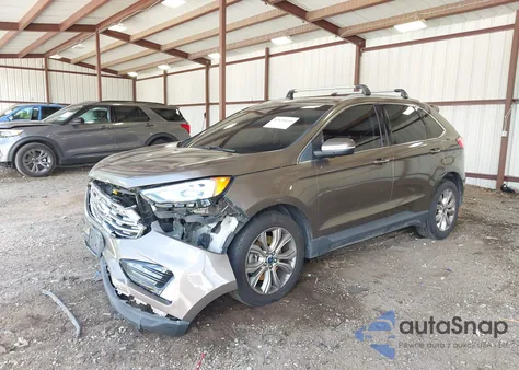 2019 Ford Edge Titanium from USA, damaged, VIN 2FMPK4K98KBB53184
